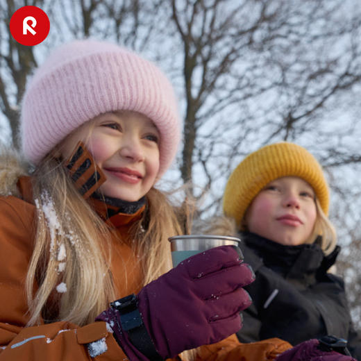 reima女孩儿童大童帽子秋冬新款羊毛保暖洋气可爱休闲针织帽 商品图1