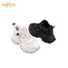 【新春秒杀】Safiya/索菲娅 潮酷机甲风2022冬季新款真皮加绒厚底增高老爹鞋SF24112126 商品缩略图3
