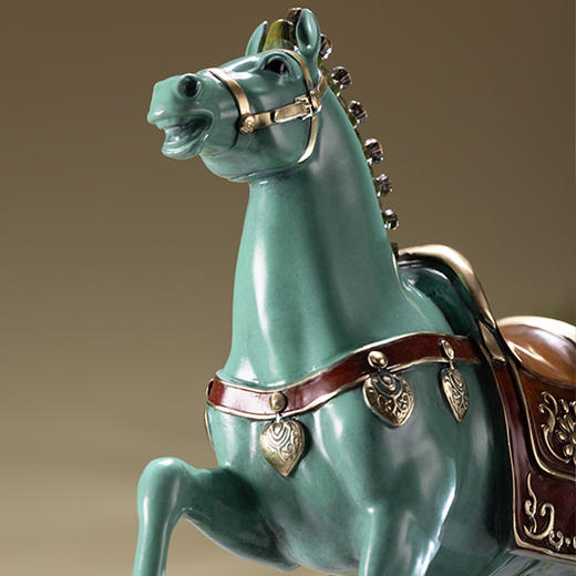 【6F】朱炳仁铜 壮志凌云客厅装饰马摆件家居饰品办公桌摆件办公室摆件 商品图2