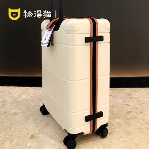 瑞典大牌皮框皮把手商务质感旅行箱19/24/28寸男女拉杆箱9675 商品图5