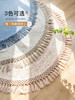 优立印度进口编织羊毛沙发地毯客厅茶几卧室床边毯圆形INS风地毯  安卡拉系列 商品缩略图2