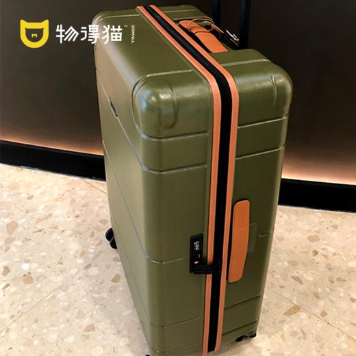 瑞典大牌皮框皮把手商务质感旅行箱19/24/28寸男女拉杆箱9675 商品图3