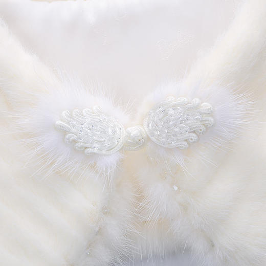 非质量问题不退换哦~蓬纱馆 女童外套秋装毛绒洋气新款-雪芙外套 商品图11