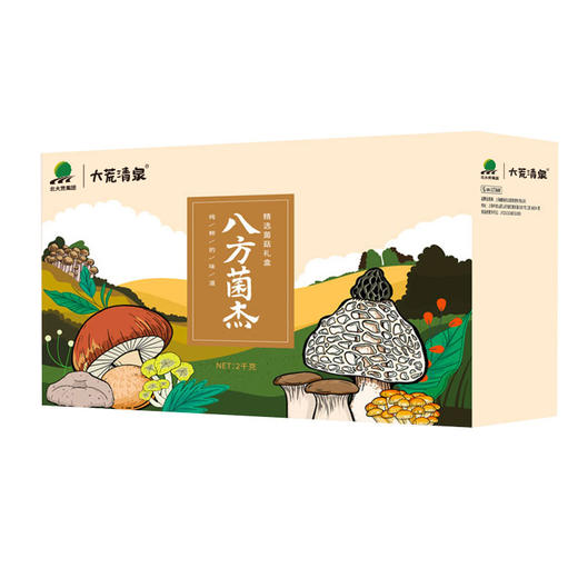 北大荒·大荒清泉八方菌杰菌菇礼盒 商品图1