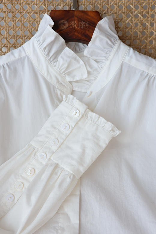 小花边白衬衫 商品图9