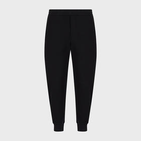 EMPORIO ARMANI 阿玛尼 男士棉质字母刺绣徽标休闲运动裤 深蓝色 6L1P95 1JWPZ 0920