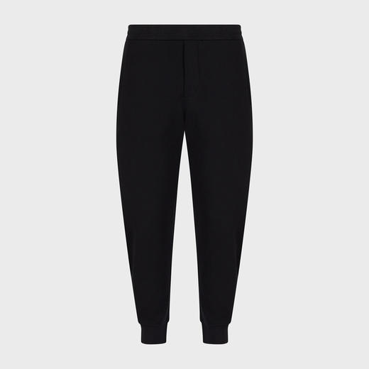 EMPORIO ARMANI 阿玛尼 男士棉质字母刺绣徽标休闲运动裤 深蓝色 6L1P95 1JWPZ 0920 商品图0