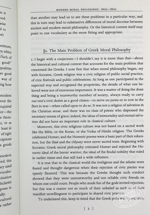 【中商原版】道德哲学史讲座 英文原版 Lectures on the History of Moral Philosophy 商品图6