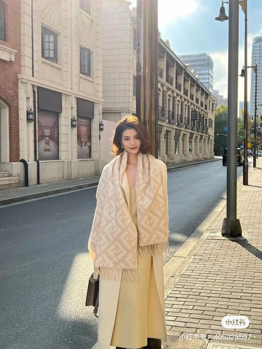 Fendi2022新款围巾-粉色 商品图8