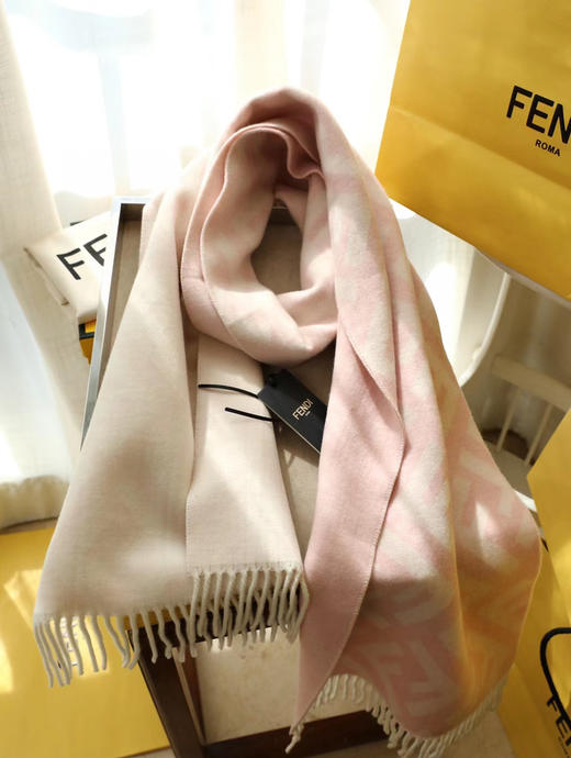 Fendi2022新款围巾-粉色 商品图4