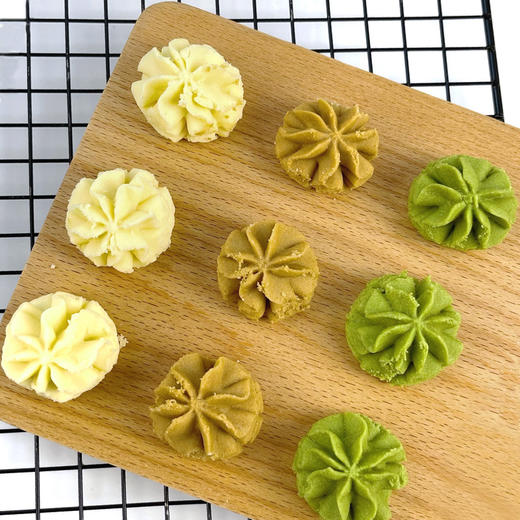 烤爱·经典款·曲奇系列·牛油小花曲奇【双层】·原味、抹茶、咖啡·下午茶 零食团建采购野餐 全国配送（偏远地区除外） 商品图2