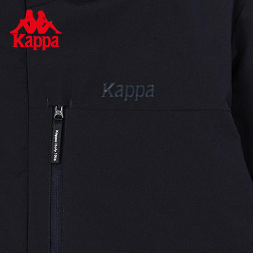 Kappa卡帕85羽绒服2022新款男高领连帽防寒服复古工装羽绒服外套 商品图4