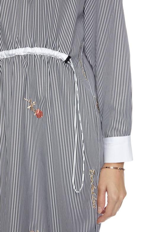 EMC亿美丞 条纹绣花连衣裙 3865 商品图3