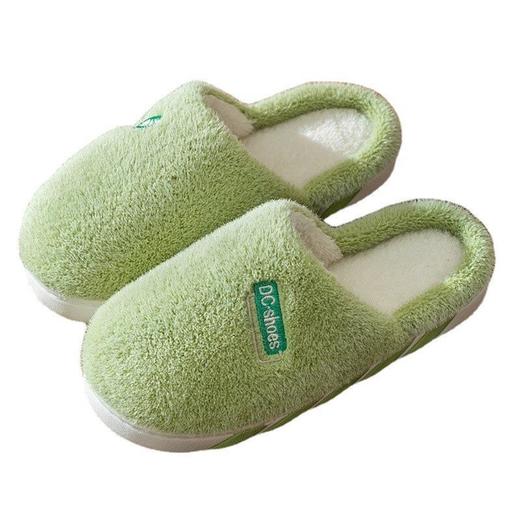 新款秋冬新款毛绒棉拖鞋女室内家居厚底防滑保暖月子棉鞋鞋男 商品图4