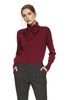 LNNNS 领口系带酒红色毛衫 8123 商品缩略图0