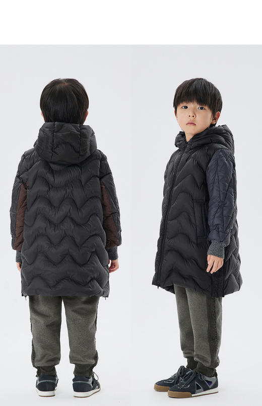 JNBY  22年冬款 长裤拼色羽绒服  1MAC10530 商品图6