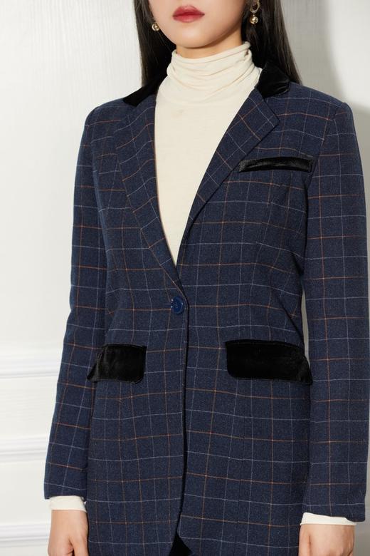 NOIR 英伦风格纹西装外套 4370 商品图3