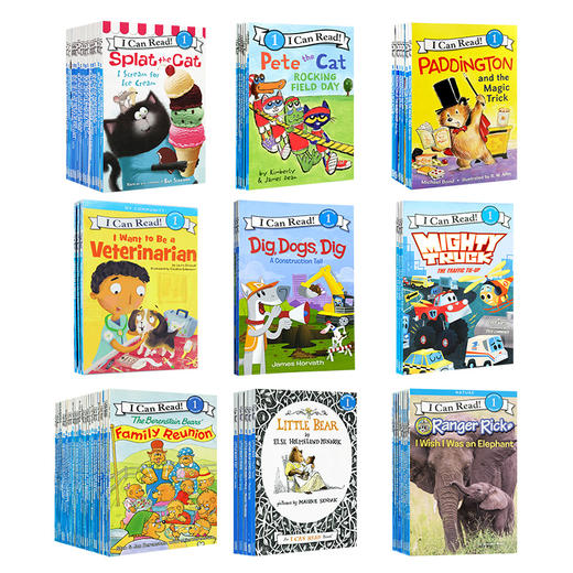 【宝莉爹推荐书单·英语启蒙必备】I Can Read Level 1 一阶大全套80册 商品图1