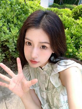 Lvycon半年抛美瞳 酱心可可 14.5mm