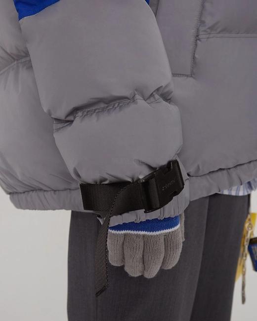 韩国潮牌ADER ERROR 秋冬白鸭绒拼色羽绒服 8801 商品图4