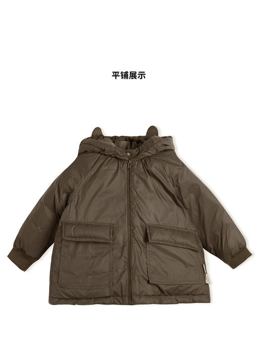 JNBY  22年冬款 小鹿耳连帽中长款羽绒服  YMAC10570 商品图5
