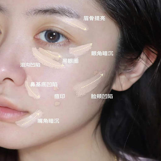 【新品上市 第二件免费送】kekemood新款遮瑕棒修容液水润痘印遮盖痘痘雀斑点持久不易脱妆女 商品图3