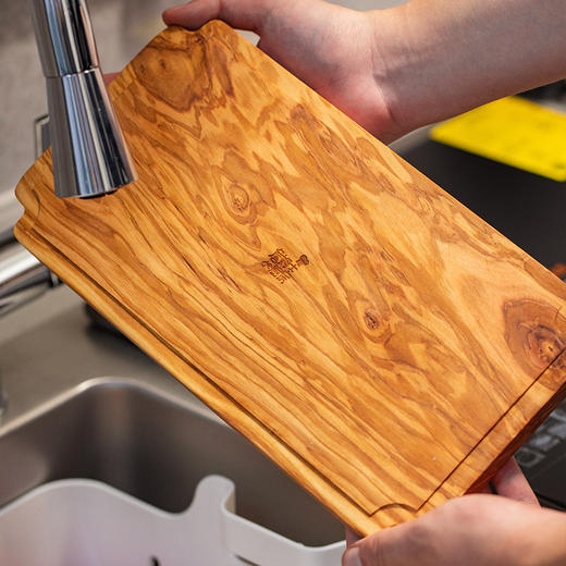 詹厨橄榄木整木餐具 | 意大利进口橄榄木 原生整木无拼接 高密度无胶水 切菜砧板菜盘水果托盘多用 商品图3