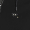 EMPORIO ARMANI 阿玛尼 男士棉质徽标刺绣拉链连帽卫衣 黑色 8N1MFF 1JHSZ 0999 商品缩略图2