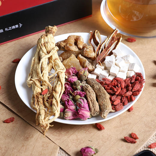 一方四季 人参黄精固体饮料（玫瑰花款）5g*28 商品图3