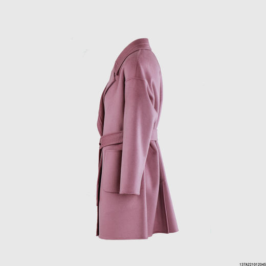 简约贴包双面手工大衣 商品图1