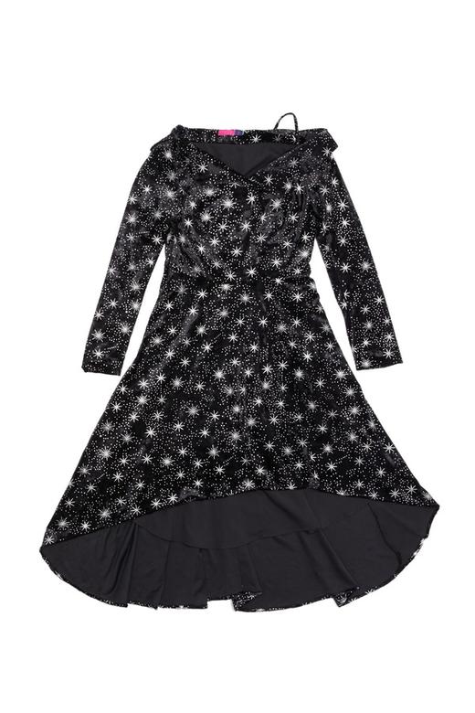 AVA 星星图案露肩连衣裙 4824 商品图4