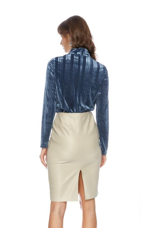 AVA 光泽感高领上衣 4820 商品图2