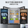 海尔（Haier）十字对开门冰箱510L家用四开门智能一级变频 超薄嵌入式 风冷无霜 四门大容量冰箱 【星蕴银】EPP可视化杀菌 全变温空间BCD-510WGHTD79S9U1 商品缩略图5