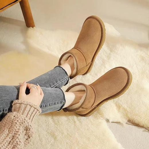 2022年冬季新款雪地靴皮毛一体加厚时尚棉鞋河南桑坡 商品图1