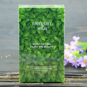 【爆款超低价预售 急单慎拍】美肌颜小绿盒蚕丝面膜女补水保湿控油收缩毛孔提亮肤色祛痘印