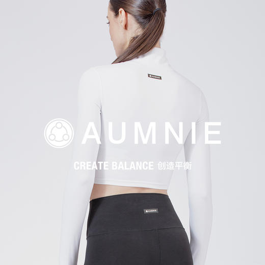 【AUMNIE】瑜伽运动半拉链长袖上衣 ATHLETICS HALF ZIPPER TOP 商品图4