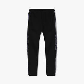 EMPORIO ARMANI 阿玛尼 男士棉质字母徽标印花休闲运动裤 黑色 6L1P96 1JHSZ 0999