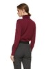 LNNNS 领口系带酒红色毛衫 8123 商品缩略图1