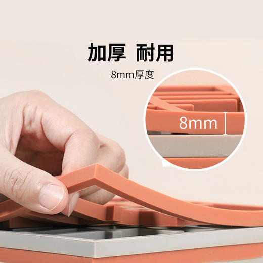 美珑美利 kitchenlite系列  硅胶垫2件套 彩色垫餐桌隔热垫 商品图3