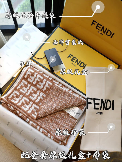 FENDI撞色字母-米色 商品图6