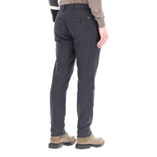 EMPORIO ARMANI 阿玛尼 男士棉质金属徽标休闲牛仔裤 深灰色 8N1P15 1NF5Z F924 商品图2