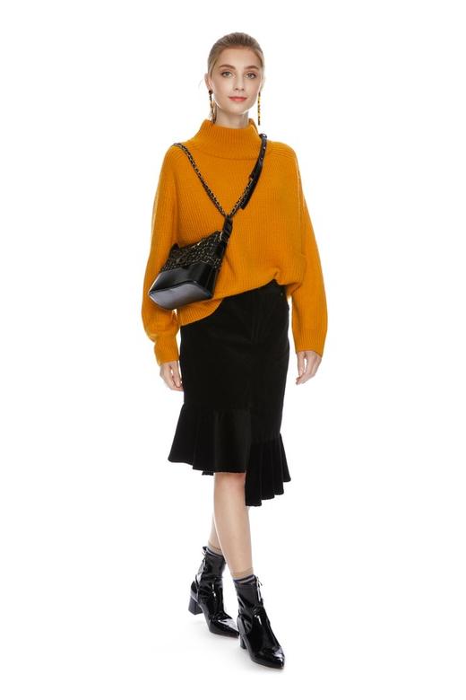 Monki 黄色高领毛衣 4641 商品图1