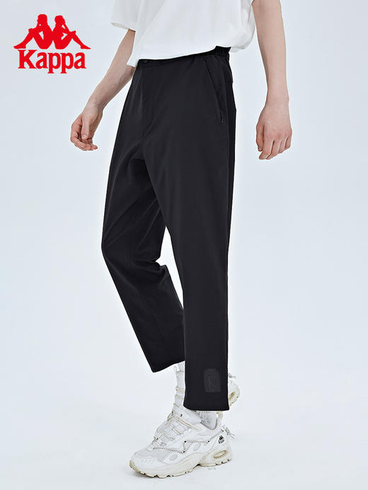 Kappa卡帕九分裤2022新款男运动裤梭织长裤休闲小脚卫裤K0C52CJ01 商品图3