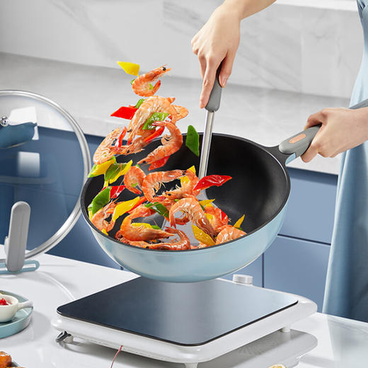 炊大皇   不粘锅  30cm    电磁炉明火通用   CKNC6430BF 商品图8