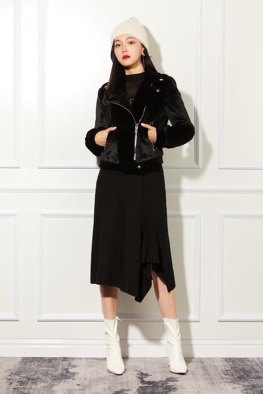 Kai & Kiera 黑色夹克毛绒外套 10965 商品图3