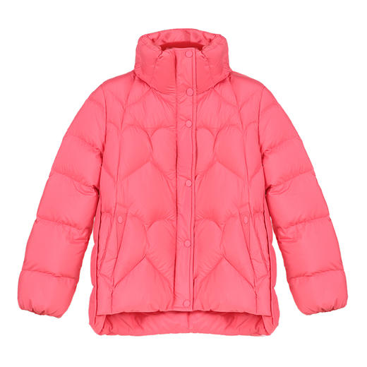 【90白鹅绒轻型面包服】秋冬新品女宝立领宽松外套舒适不对称蓬松 商品图5