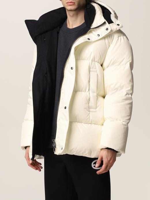 【超惠秒】阿玛尼 EMPORIO ARMANI 男士白鸭绒加厚款羊毛衬里冬季聚保暖带帽羽绒服外套 10395 商品图10