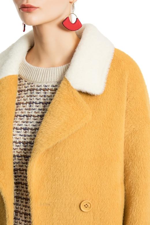 ELLA JADE 黄色短毛外套 4269 商品图4