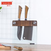 德国戴德刀架厨房置物架刀具收纳用品钢化玻璃相思木刀座菜刀架子 商品缩略图1