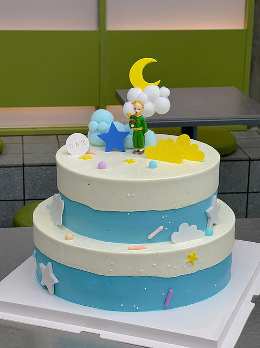 小王子双层蛋糕 / 含翻糖配件 商品图1